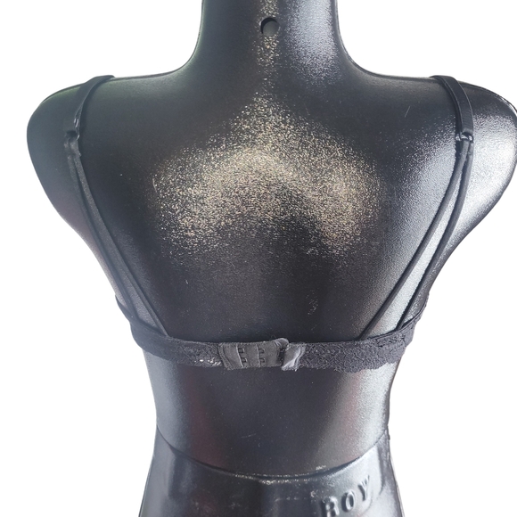 Rose + Vine Black Lace Bralette M - Picture 3 of 3